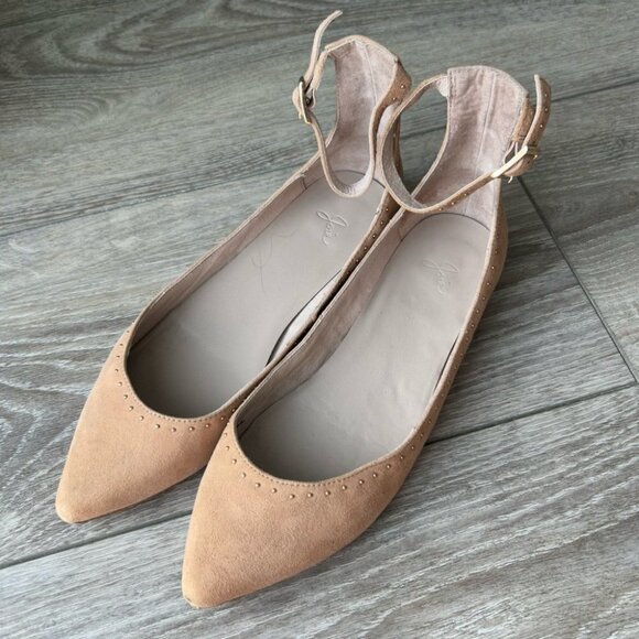 JOIE Afra Ankle Strap Ballet Flat - Picture 2 of 14